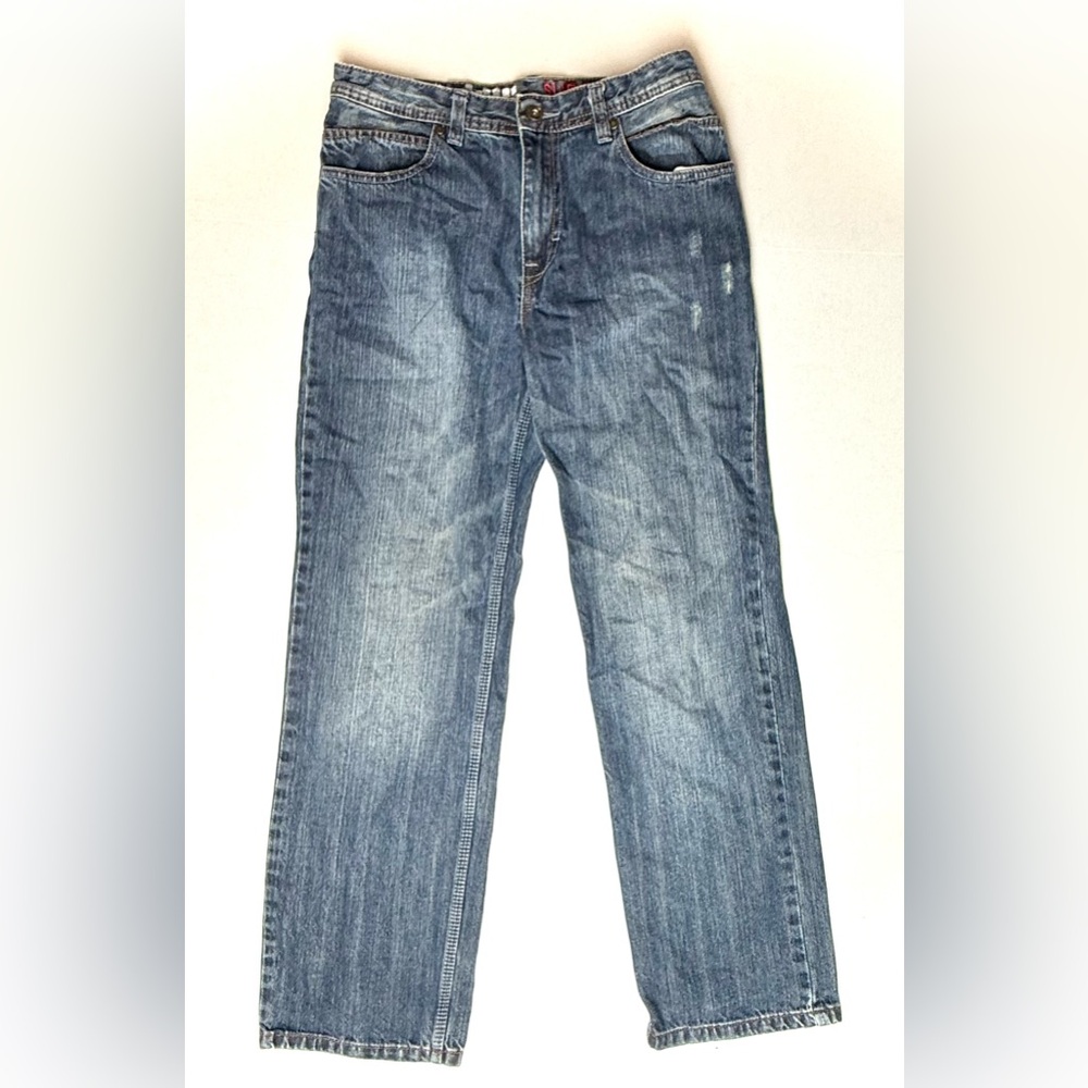 Urban Pipeline Youth Teen Boys Slim Straight Blue Denim Jeans 18‎ Regular Y2K